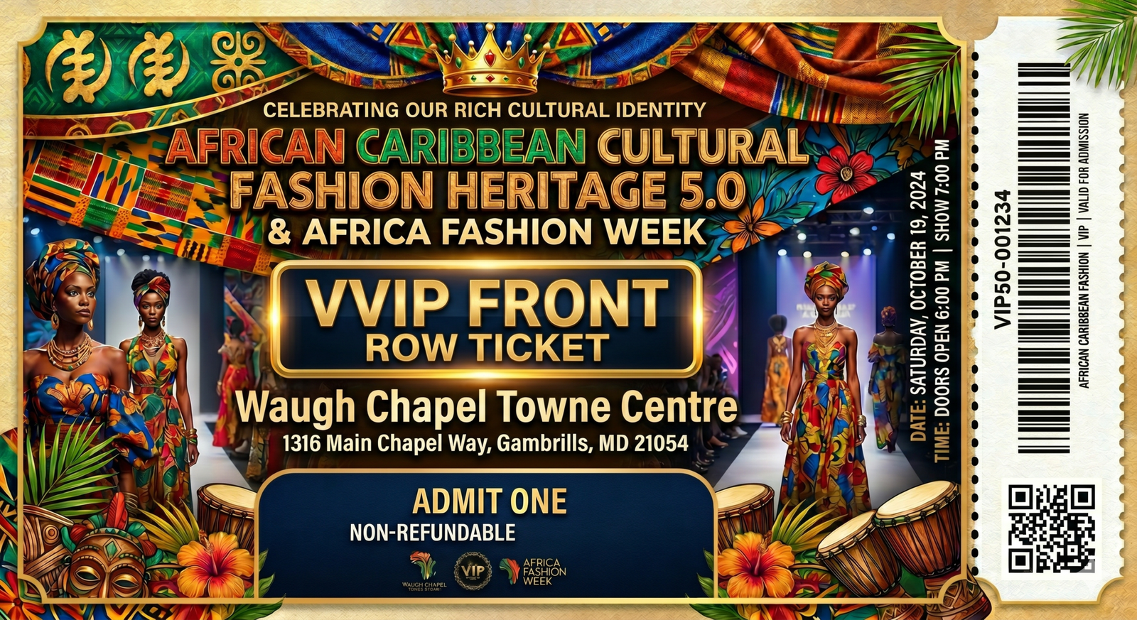 VVIP FRONT ROW TICKET